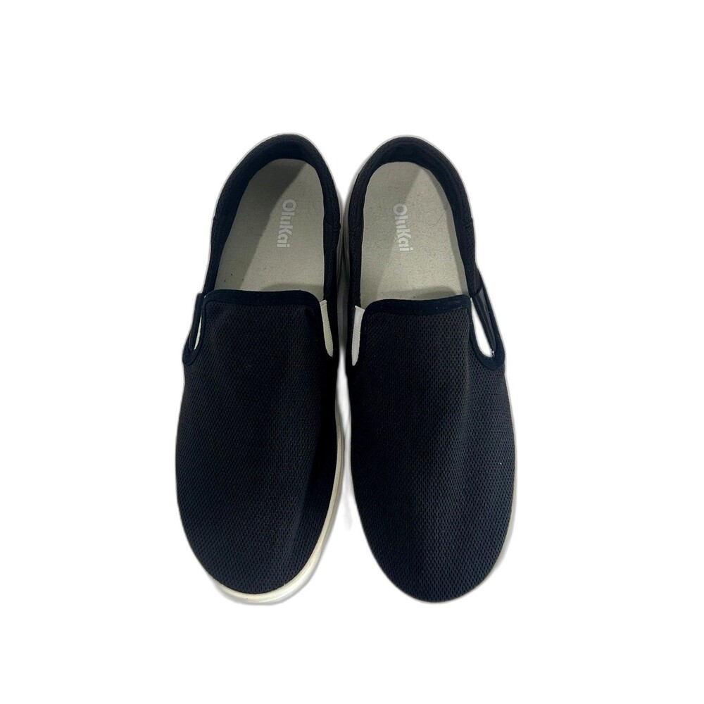 Olukai PEHUEA Women’s Size 10 Black Slip-On Fashion Sneakers. LNWOT